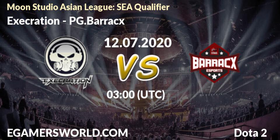 Prognose für das Spiel Execration VS PG.Barracx. 12.07.20. Dota 2 - Moon Studio Asian League: SEA Qualifier