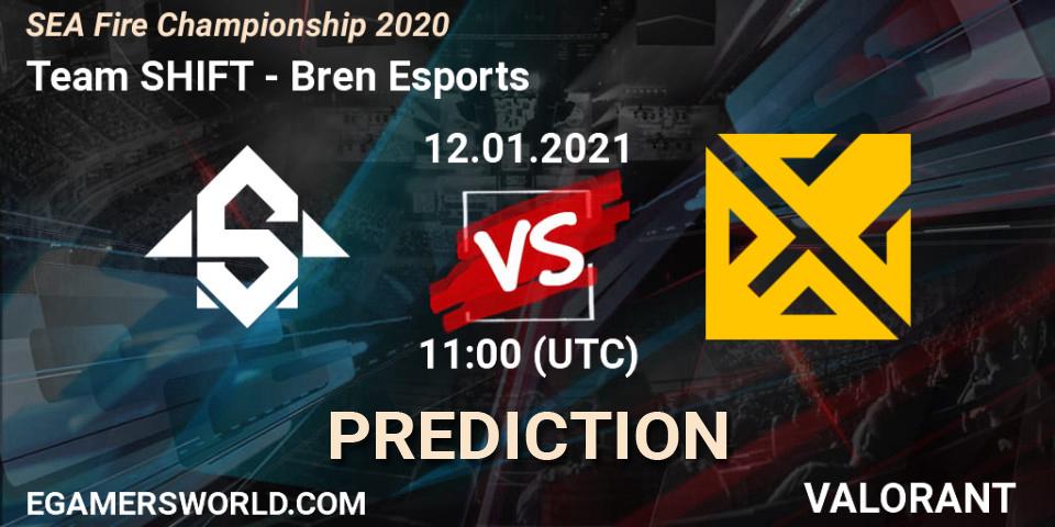 Prognose für das Spiel Team SHIFT VS Bren Esports. 12.01.2021 at 11:00. VALORANT - SEA Fire Championship 2020