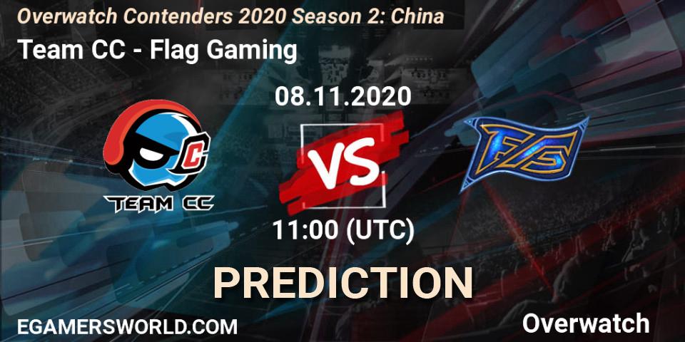 Prognose für das Spiel Team CC VS Flag Gaming. 08.11.20. Overwatch - Overwatch Contenders 2020 Season 2: China