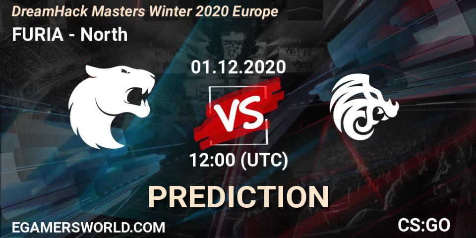 Prognose für das Spiel FURIA VS North. 01.12.20. CS2 (CS:GO) - DreamHack Masters Winter 2020 Europe