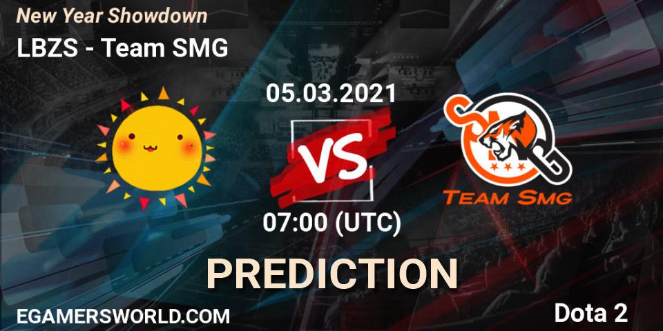 Prognose für das Spiel LBZS VS Team SMG. 05.03.2021 at 07:36. Dota 2 - New Year Showdown