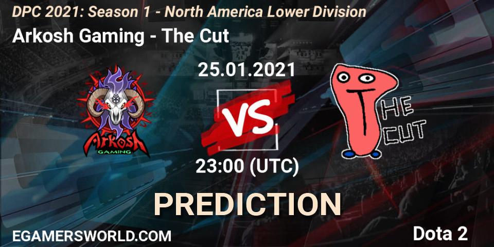 Prognose für das Spiel Arkosh Gaming VS The Cut. 25.01.2021 at 23:01. Dota 2 - DPC 2021: Season 1 - North America Lower Division