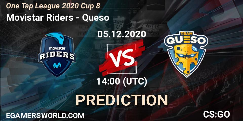 Prognose für das Spiel Movistar Riders VS Queso. 05.12.20. CS2 (CS:GO) - One Tap League 2020 Cup 8