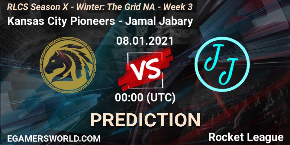 Prognose für das Spiel Kansas City Pioneers VS Jamal Jabary. 15.01.21. Rocket League - RLCS Season X - Winter: The Grid NA - Week 3