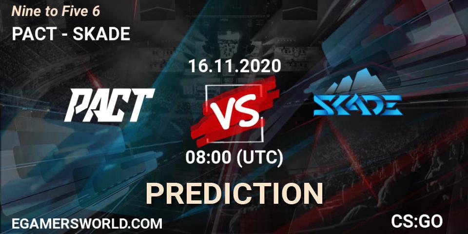 Prognose für das Spiel PACT VS SKADE. 16.11.20. CS2 (CS:GO) - Nine to Five 6