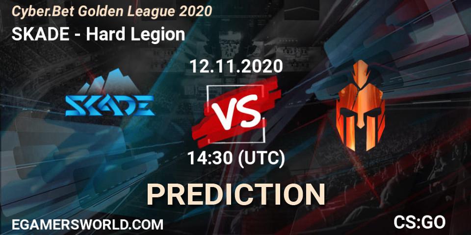 Prognose für das Spiel SKADE VS Hard Legion. 12.11.20. CS2 (CS:GO) - Cyber.Bet Golden League 2020
