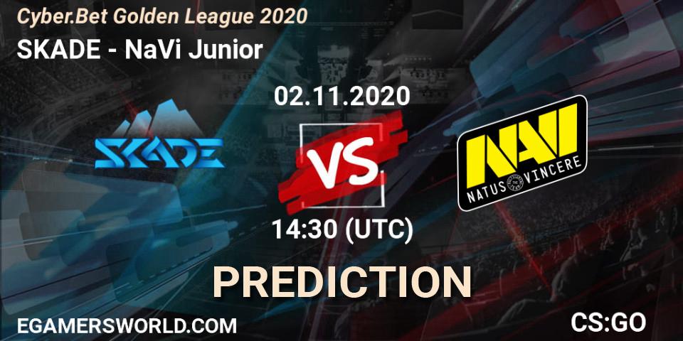 Prognose für das Spiel SKADE VS NaVi Junior. 02.11.20. CS2 (CS:GO) - Cyber.Bet Golden League 2020