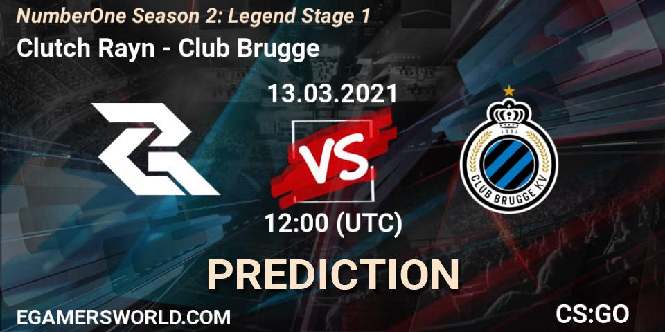 Prognose für das Spiel Clutch Rayn VS Club Brugge. 13.03.2021 at 12:00. Counter-Strike (CS2) - NumberOne Season 2: Legend Stage 1