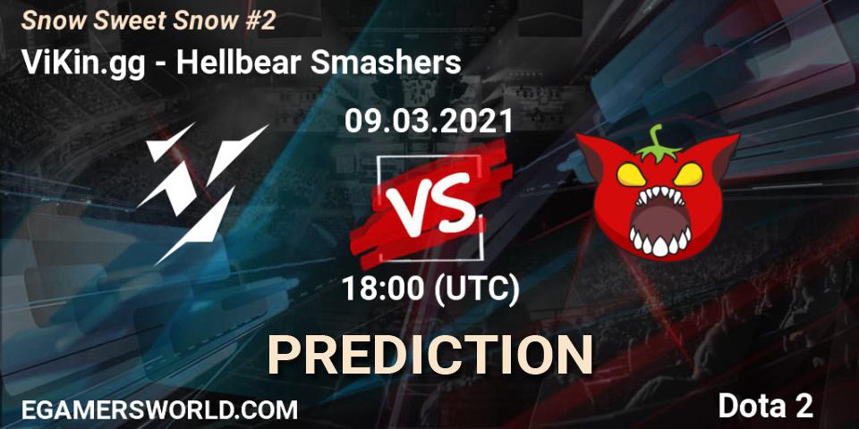 Prognose für das Spiel ViKin.gg VS Hellbear Smashers. 09.03.2021 at 18:27. Dota 2 - Snow Sweet Snow #2
