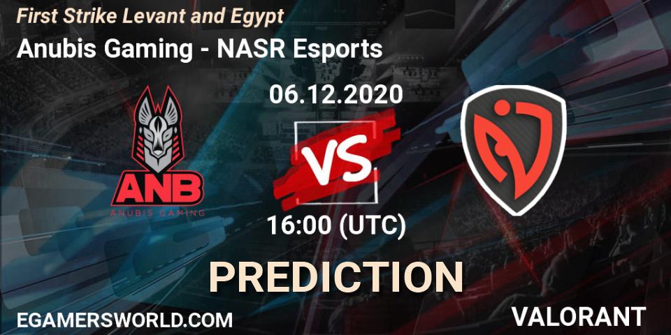 Prognose für das Spiel Anubis Gaming VS NASR Esports. 06.12.2020 at 16:00. VALORANT - First Strike Levant and Egypt