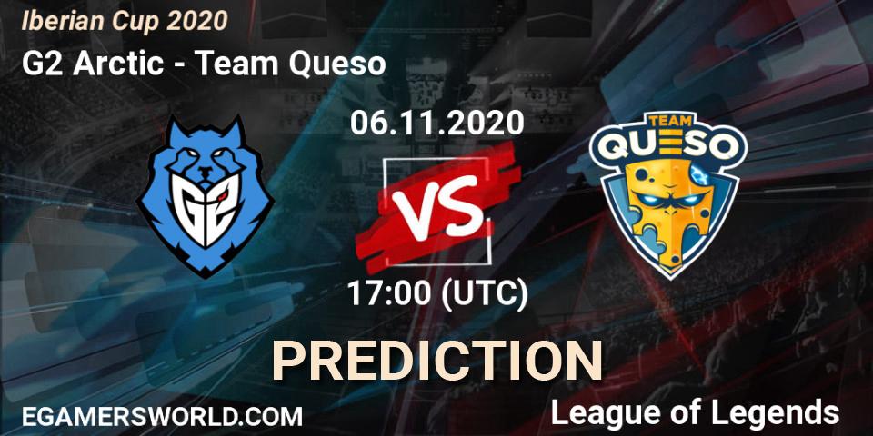 Prognose für das Spiel G2 Arctic VS Team Queso. 06.11.2020 at 17:10. LoL - Iberian Cup 2020