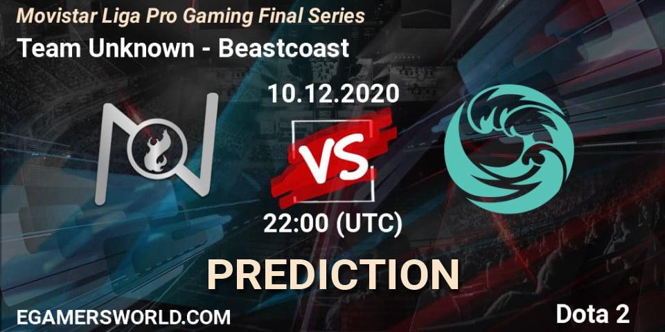 Prognose für das Spiel Team Unknown VS Beastcoast. 10.12.2020 at 22:02. Dota 2 - Movistar Liga Pro Gaming Final Series