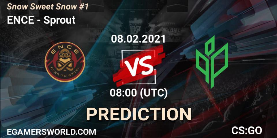 Prognose für das Spiel ENCE VS Sprout. 08.02.2021 at 08:00. Counter-Strike (CS2) - Snow Sweet Snow #1