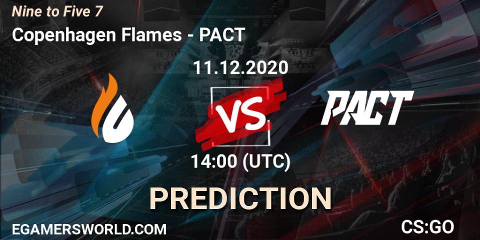 Prognose für das Spiel Copenhagen Flames VS PACT. 11.12.20. CS2 (CS:GO) - Nine to Five 7