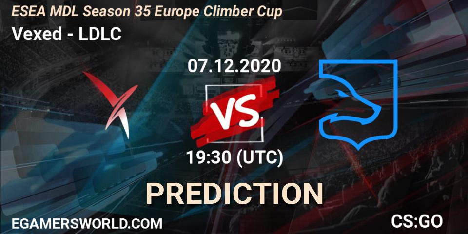 Prognose für das Spiel Vexed VS LDLC. 07.12.20. CS2 (CS:GO) - ESEA MDL Season 35 Europe Climber Cup