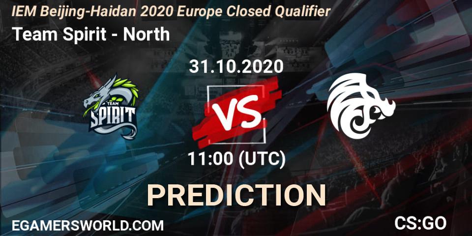 Prognose für das Spiel Team Spirit VS North. 31.10.20. CS2 (CS:GO) - IEM Beijing-Haidian 2020 Europe Closed Qualifier