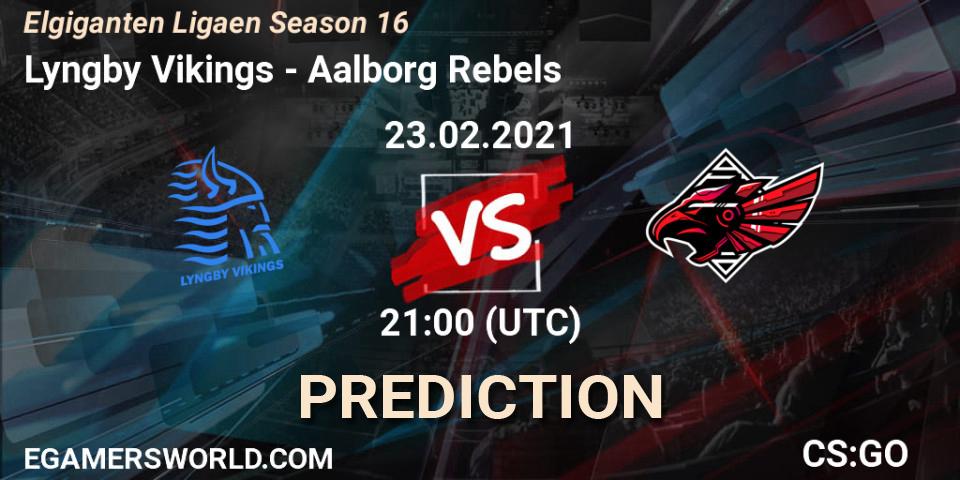 Prognose für das Spiel Lyngby Vikings VS Aalborg Rebels. 23.02.2021 at 22:00. Counter-Strike (CS2) - Elgiganten Ligaen Season 16