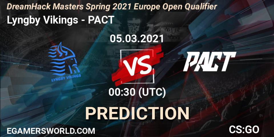 Prognose für das Spiel Lyngby Vikings VS Hard Legion. 05.03.21. CS2 (CS:GO) - DreamHack Masters Spring 2021 Europe Open Qualifier