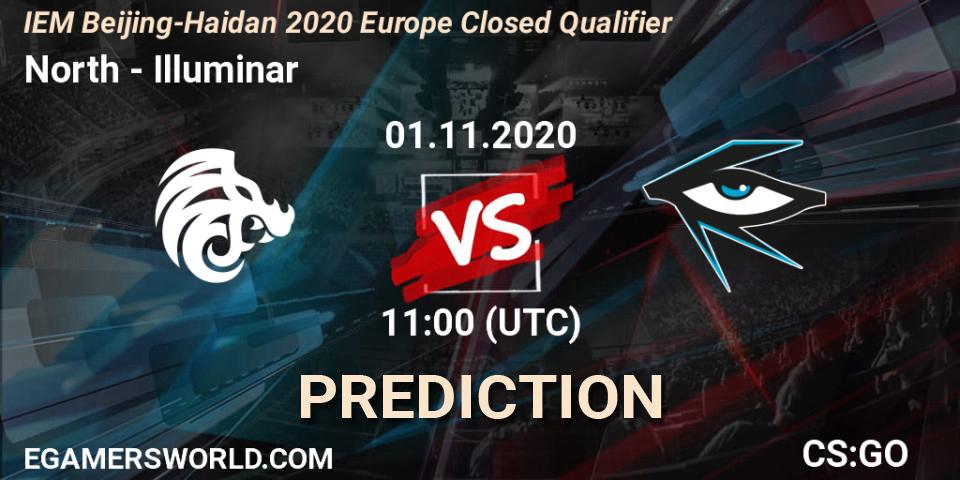 Prognose für das Spiel North VS Illuminar. 01.11.20. CS2 (CS:GO) - IEM Beijing-Haidian 2020 Europe Closed Qualifier