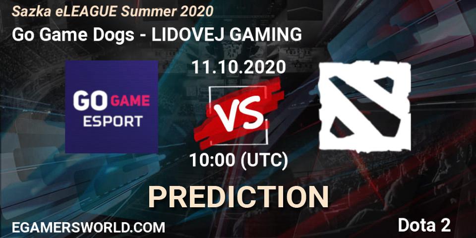 Prognose für das Spiel Go Game Dogs VS LIDOVEJ GAMING. 11.10.2020 at 10:04. Dota 2 - Sazka eLEAGUE Summer 2020
