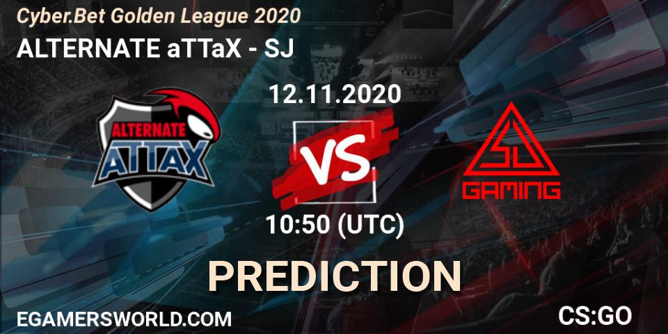 Prognose für das Spiel ALTERNATE aTTaX VS SJ. 12.11.2020 at 10:50. Counter-Strike (CS2) - Cyber.Bet Golden League 2020