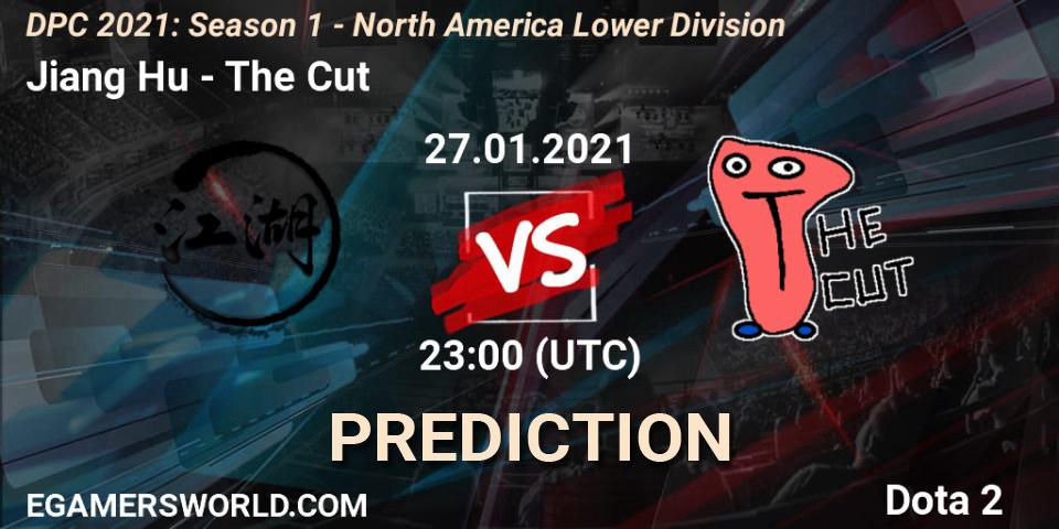 Prognose für das Spiel Jiang Hu VS The Cut. 27.01.2021 at 02:01. Dota 2 - DPC 2021: Season 1 - North America Lower Division