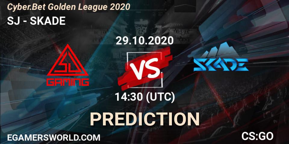 Prognose für das Spiel SJ VS SKADE. 29.10.2020 at 14:30. Counter-Strike (CS2) - Cyber.Bet Golden League 2020