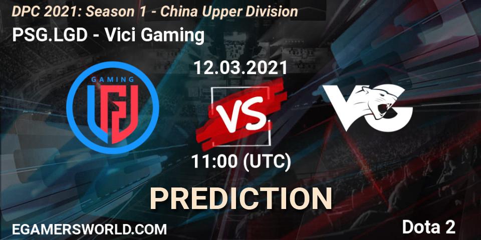 Prognose für das Spiel PSG.LGD VS Vici Gaming. 12.03.2021 at 11:39. Dota 2 - DPC 2021: Season 1 - China Upper Division