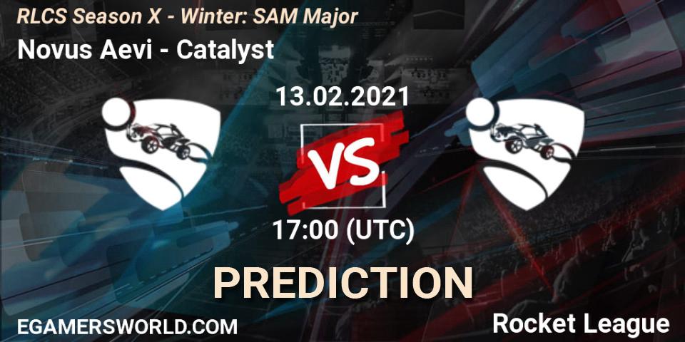 Prognose für das Spiel Novus Aevi VS Catalyst. 13.02.2021 at 17:00. Rocket League - RLCS Season X - Winter: SAM Major