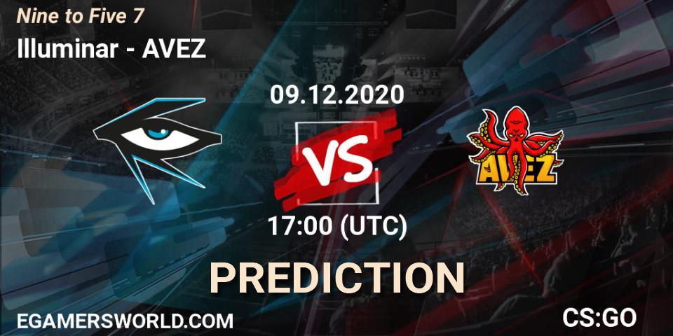 Prognose für das Spiel Illuminar VS AVEZ. 09.12.2020 at 17:00. Counter-Strike (CS2) - Nine to Five 7