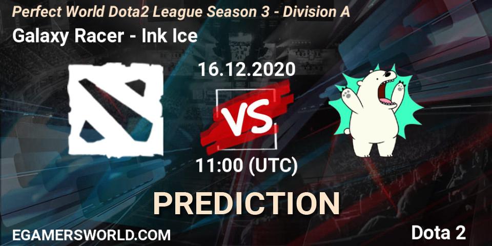 Prognose für das Spiel Galaxy Racer VS Ink Ice. 16.12.20. Dota 2 - Perfect World Dota2 League Season 3 - Division A