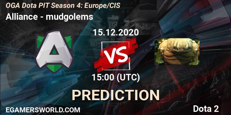 Prognose für das Spiel Alliance VS mudgolems. 15.12.2020 at 14:17. Dota 2 - OGA Dota PIT Season 4: Europe/CIS