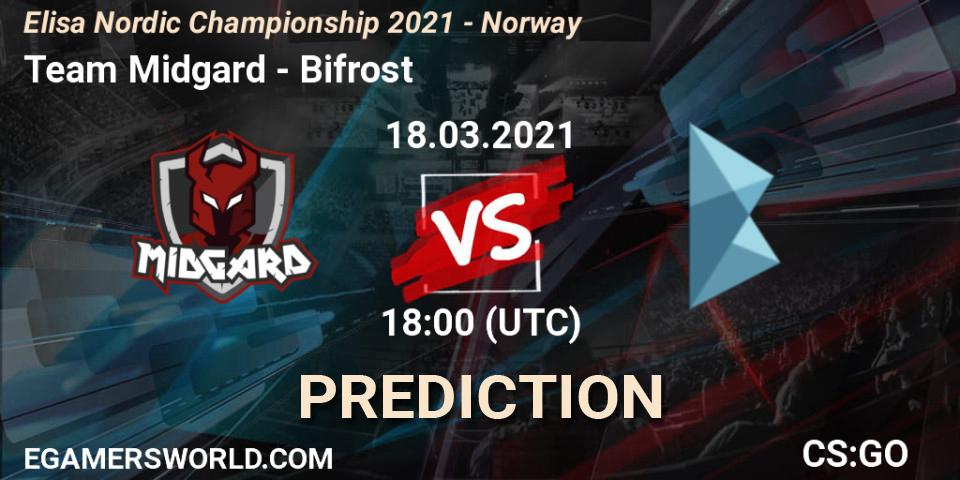 Prognose für das Spiel Team Midgard VS Bifrost. 18.03.2021 at 18:10. Counter-Strike (CS2) - Elisa Nordic Championship 2021 - Norway