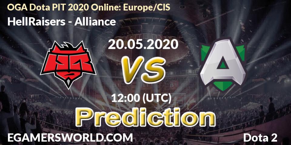 Prognose für das Spiel HellRaisers VS Alliance. 20.05.2020 at 12:14. Dota 2 - OGA Dota PIT 2020 Online: Europe/CIS