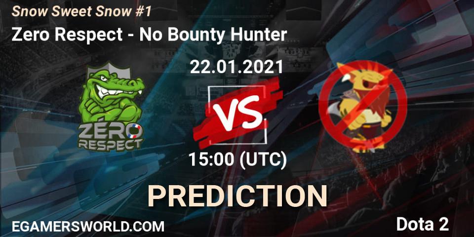 Prognose für das Spiel Zero Respect VS No Bounty Hunter. 22.01.2021 at 15:06. Dota 2 - Snow Sweet Snow #1