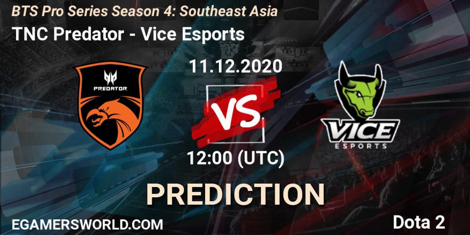 Prognose für das Spiel TNC Predator VS Vice Esports. 11.12.2020 at 12:35. Dota 2 - BTS Pro Series Season 4: Southeast Asia