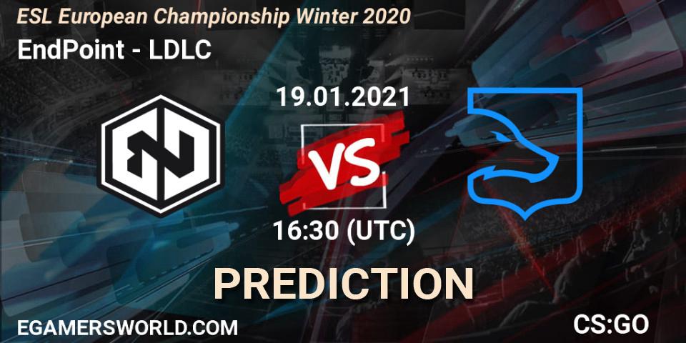 Prognose für das Spiel EndPoint VS LDLC. 19.01.21. CS2 (CS:GO) - ESL European Championship Winter 2020