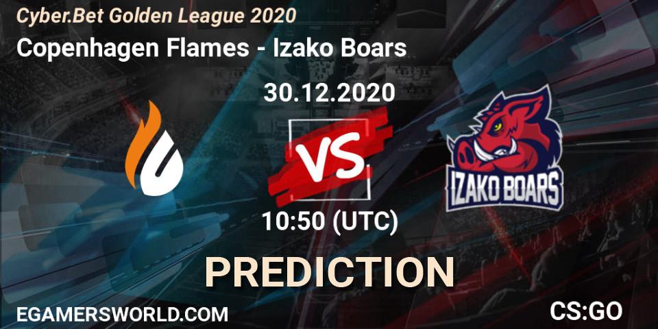 Prognose für das Spiel Copenhagen Flames VS Izako Boars. 30.11.20. CS2 (CS:GO) - Cyber.Bet Golden League 2020