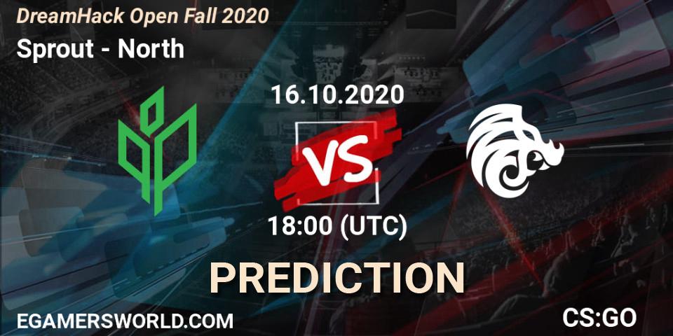 Prognose für das Spiel Sprout VS North. 16.10.20. CS2 (CS:GO) - DreamHack Open Fall 2020