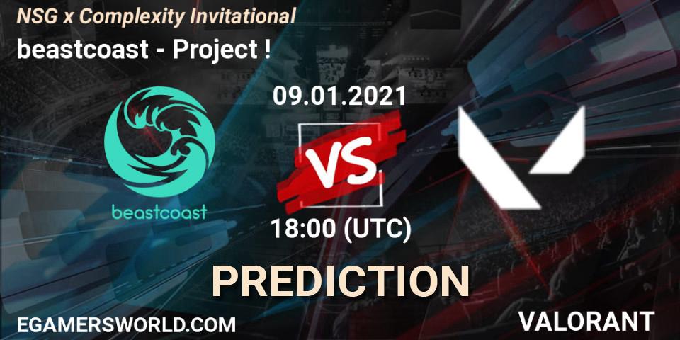 Prognose für das Spiel beastcoast VS Project !. 09.01.2021 at 21:00. VALORANT - NSG x Complexity Invitational