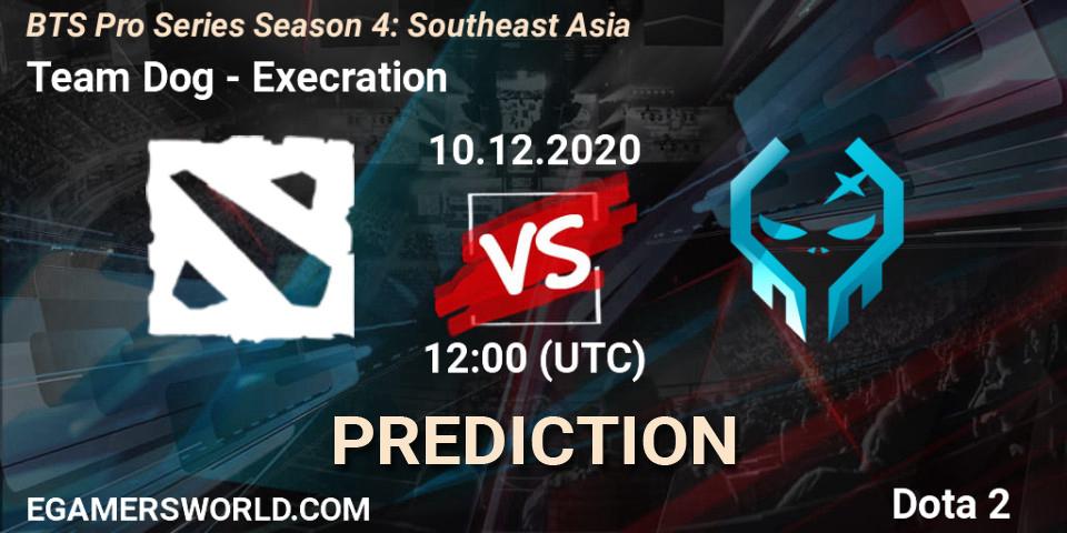 Prognose für das Spiel Team Dog VS Execration. 10.12.2020 at 13:12. Dota 2 - BTS Pro Series Season 4: Southeast Asia