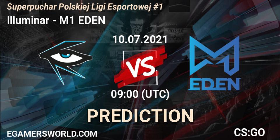 Prognose für das Spiel Illuminar VS M1 EDEN. 10.07.2021 at 10:05. Counter-Strike (CS2) - Superpuchar Polskiej Ligi Esportowej #1
