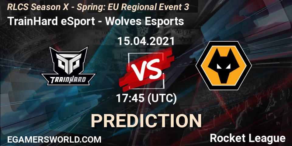 Prognose für das Spiel TrainHard eSport VS Wolves Esports. 15.04.2021 at 17:45. Rocket League - RLCS Season X - Spring: EU Regional Event 3
