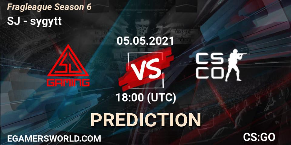 Prognose für das Spiel SJ VS sygytt. 05.05.2021 at 18:00. Counter-Strike (CS2) - Fragleague Season 6