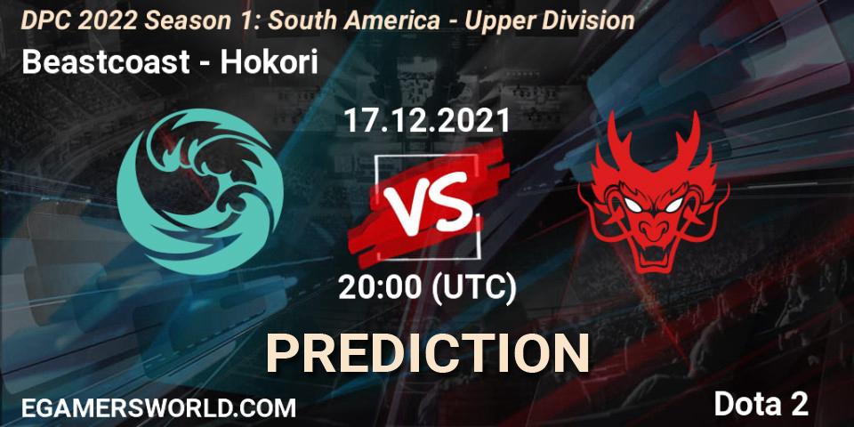 Prognose für das Spiel Beastcoast VS Hokori. 17.12.2021 at 20:11. Dota 2 - DPC 2022 Season 1: South America - Upper Division