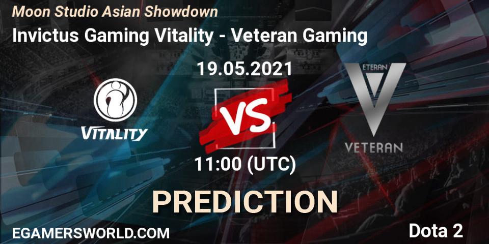 Prognose für das Spiel Invictus Gaming Vitality VS Veteran Gaming. 19.05.21. Dota 2 - Moon Studio Asian Showdown
