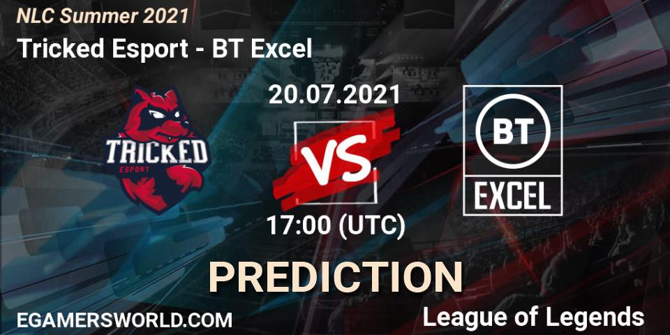 Prognose für das Spiel Tricked Esport VS BT Excel. 20.07.21. LoL - NLC Summer 2021