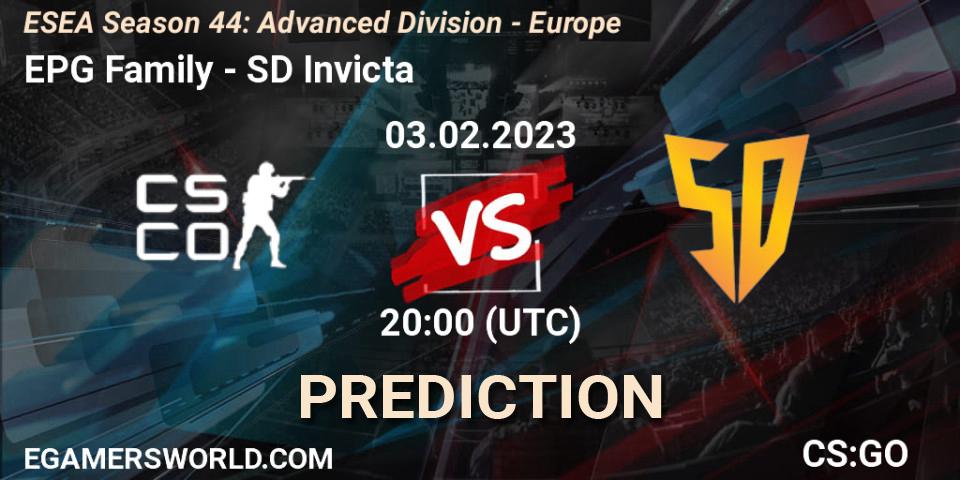 Prognose für das Spiel Boston crab VS SD Invicta. 03.02.23. CS2 (CS:GO) - ESEA Season 44: Advanced Division - Europe