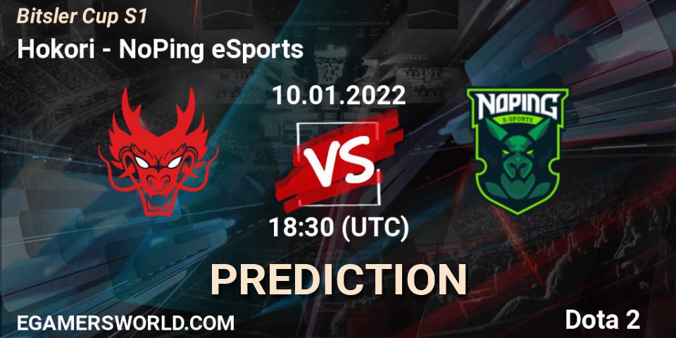 Prognose für das Spiel Hokori VS NoPing eSports. 10.01.2022 at 18:33. Dota 2 - Bitsler Cup S1