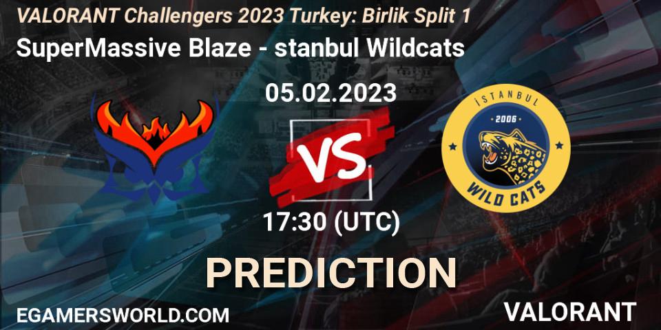 Prognose für das Spiel SuperMassive Blaze VS İstanbul Wildcats. 05.02.23. VALORANT - VALORANT Challengers 2023 Turkey: Birlik Split 1